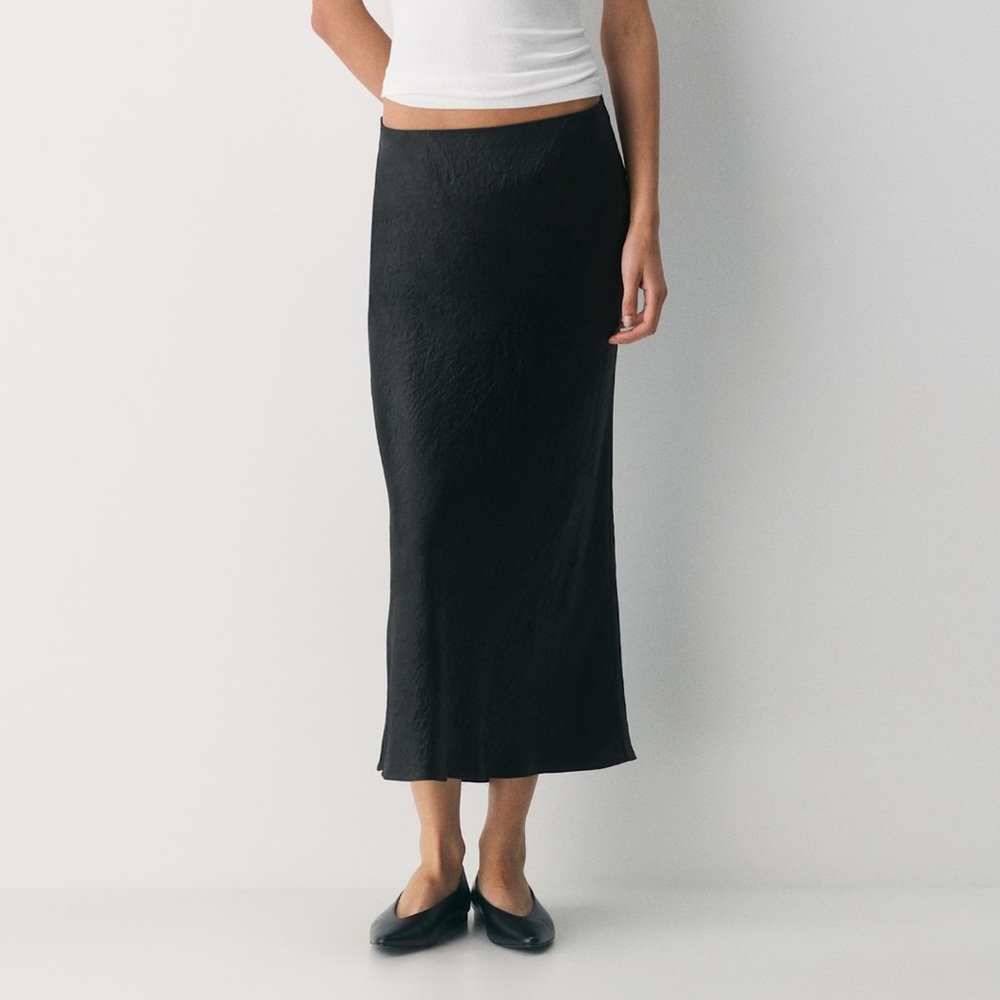 Aritzia Babaton Slip Satin Maxi Skirt